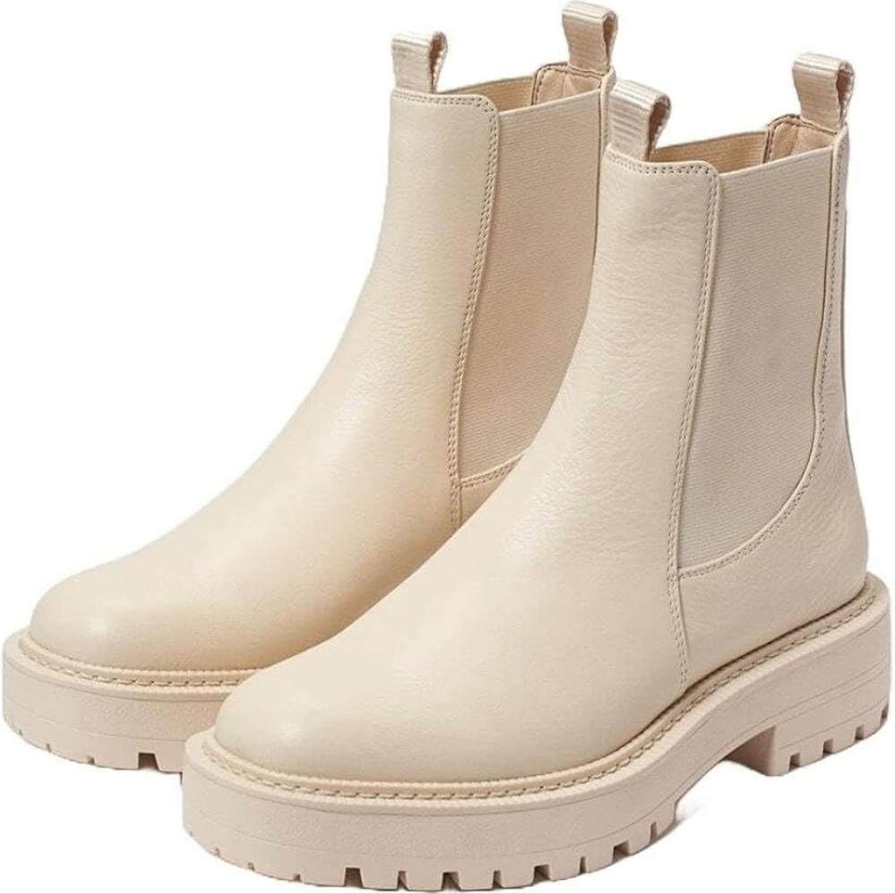 Sam Edelman Laguna Chelsea Boots - Ivory
